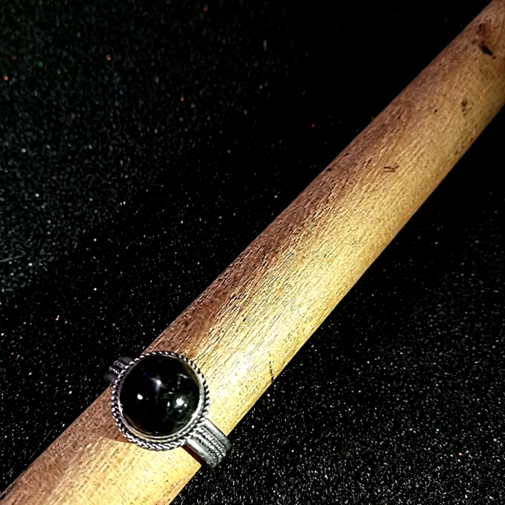 Black Onyx & Sterling Silver Ring